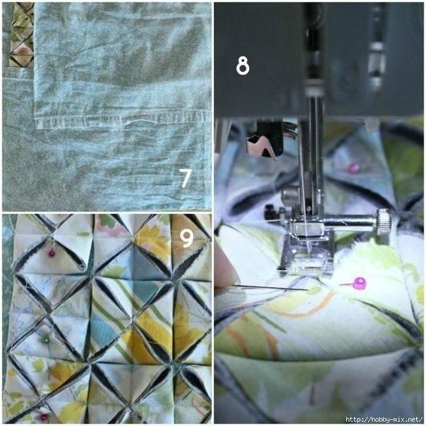 Очень красивая подушка "Оригами"