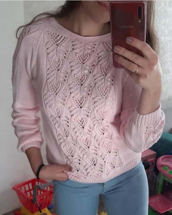 Один из лучших узоров для спиц