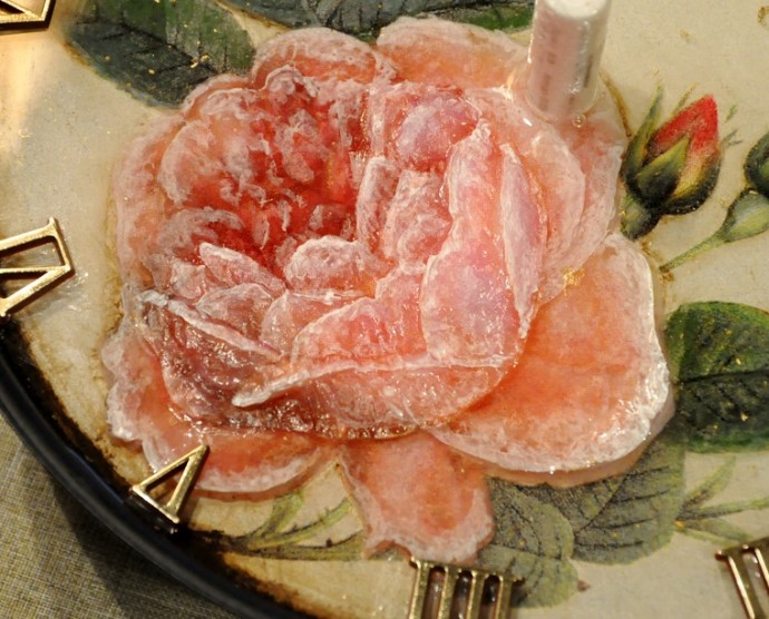 Декорирование часов с необычным стерео-эффектом: часть 5