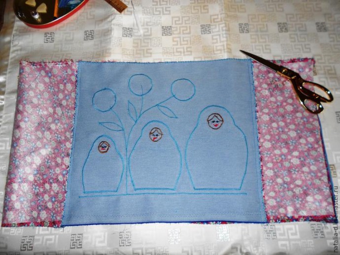 Шьём комплект чехлов "Матрёшки" для декоративных подушек: часть 1 Шьём комплект чехлов "Матрёшки" для декоративных подушек: часть 1