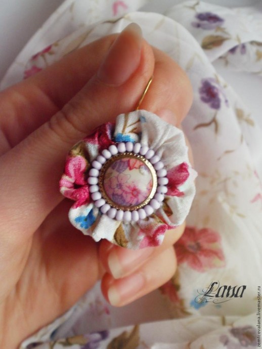 Серьги "Рассвет в Париже"