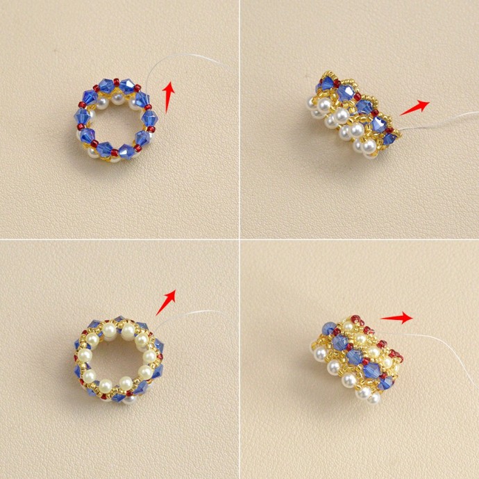 Рождественские колокольчики: серьги "Джумки"