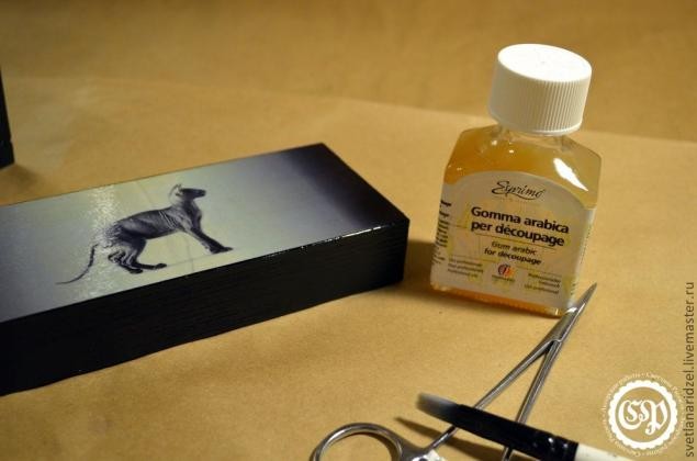 Шкатулка с кошкой: мастер-класс, часть 2