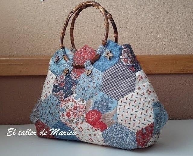 Сумочка из гексагонов