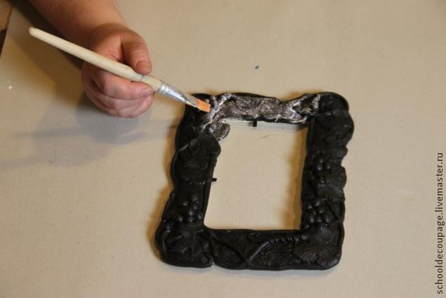 Имитация окисления серебра