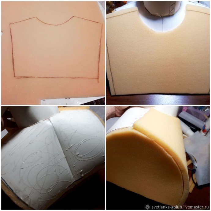 ​Как сделать манекен-бюст для украшений: часть 2