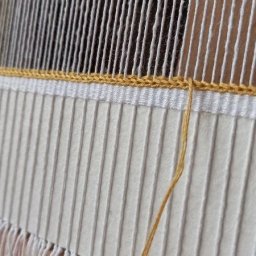 Мини-гобелен: начало тканой работы