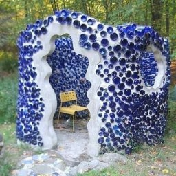 Беседки и домики из бутылок: идеи для творчества