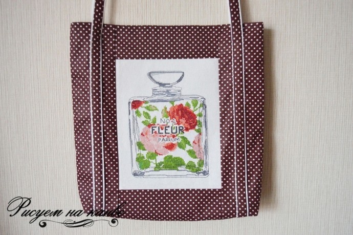 Шьем сумку для покупок с вышивкой