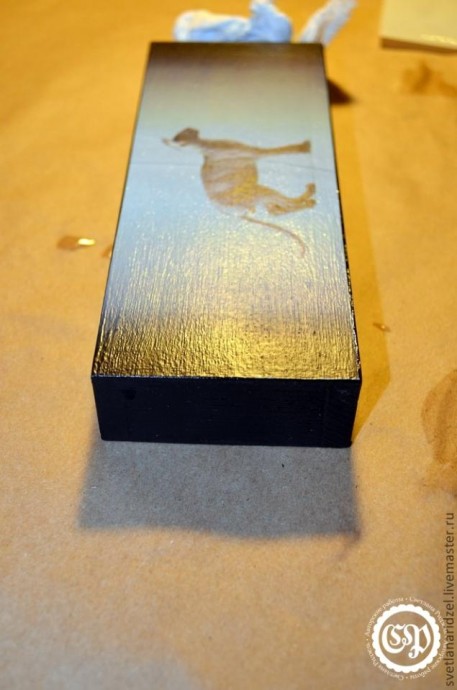 Шкатулка с кошкой: мастер-класс, часть 1