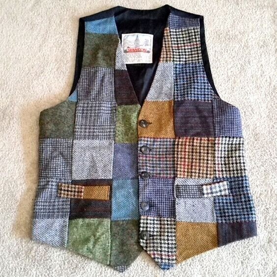 Жилеты в стиле пэчворк Жилеты в стиле пэчворк