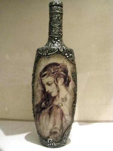 ​Используем шпатлёвку для создания декора и тонируем её: часть 1