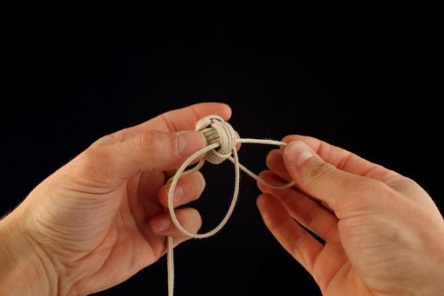 Плетём декоративный узел "Обезьяний Кулак" (Monkey Fist)