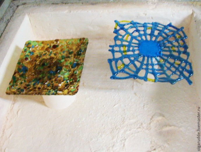 Создаем подсвечник из цветного стекла в технике фьюзинг: часть 4 Создаем подсвечник из цветного стекла в технике фьюзинг: часть 4