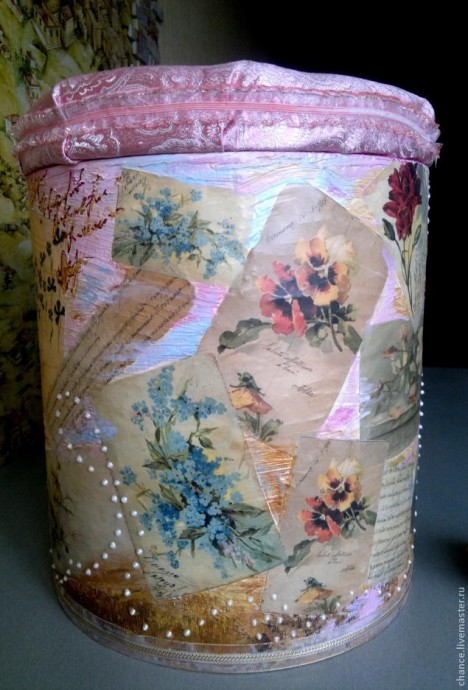 Новая жизнь старого пуфика