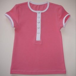 Застежка поло без воротника