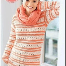 ​Абрикосовый пуловер