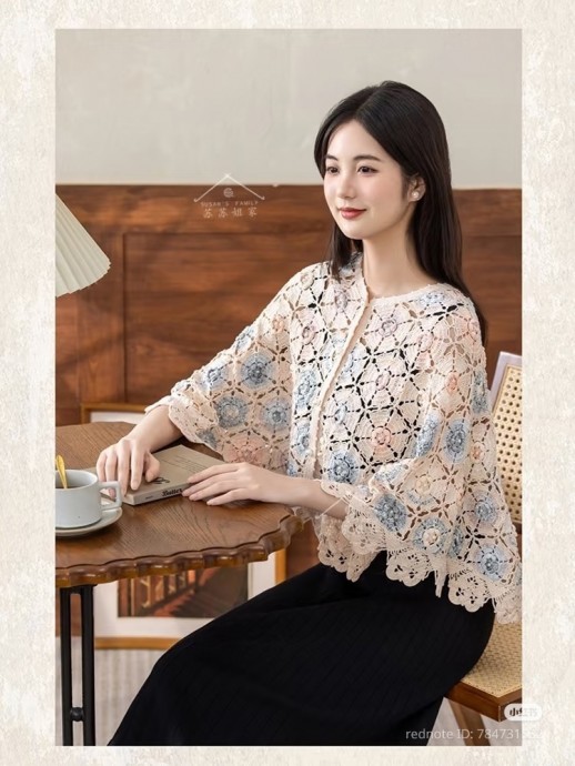 ​Элегантное пончо