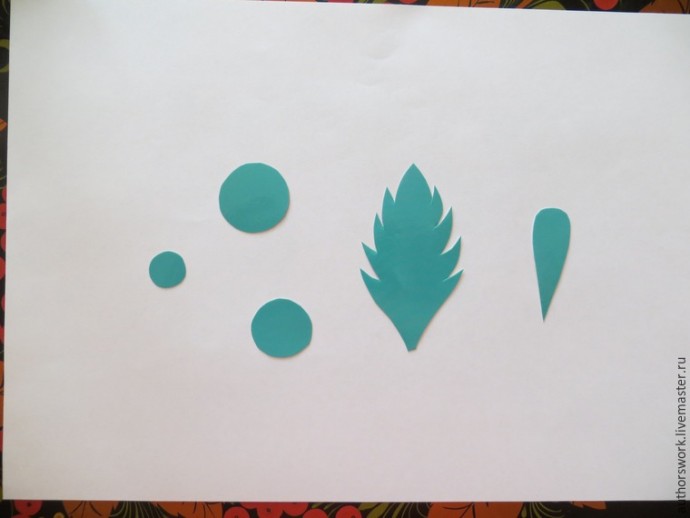 Гербера из фоамирана: часть 1