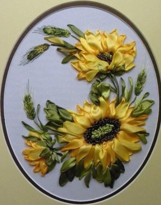 Невероятная вышивка лентами Невероятная вышивка лентами