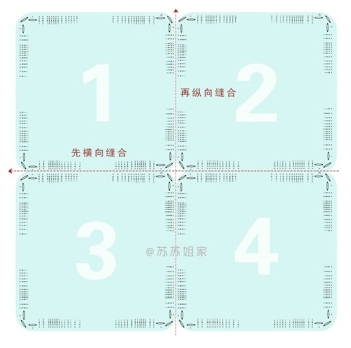 ​Плед крючком из круглых мотивов