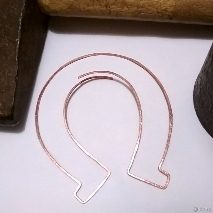 Подкова на стену: мастер-класс в технике wire wrap, часть 1