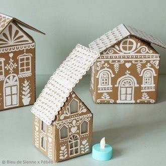 Пряничные домики из картона Пряничные домики из картона