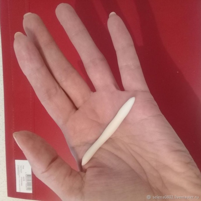 Создаём пион из холодного фарфора: часть 3