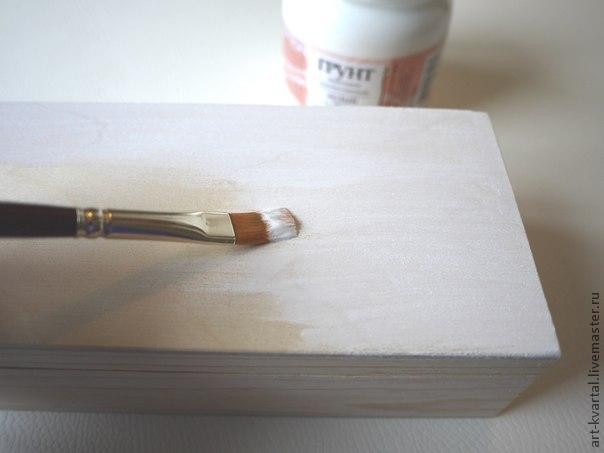 Структурные пасты: декор шкатулки