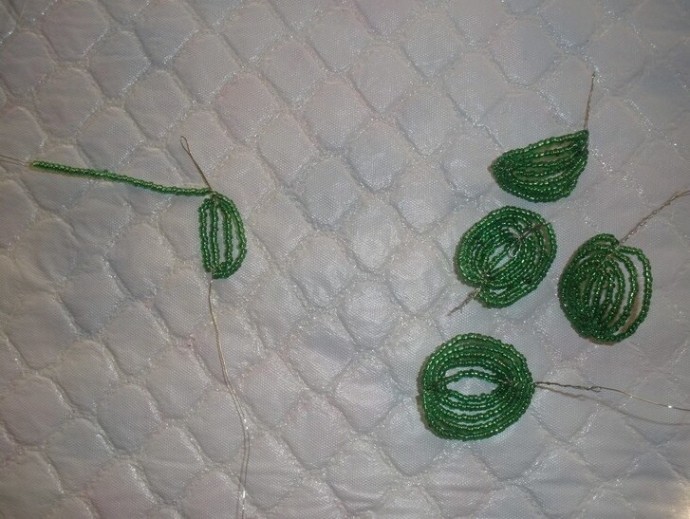 ​Букет цветов из бисера