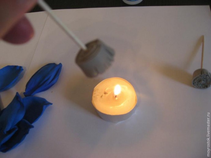 Делаем фантазийный цветок из фоамирана: часть 2