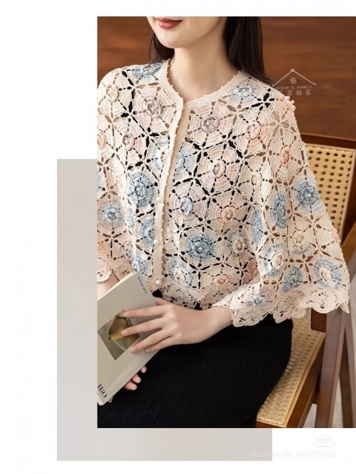 ​Элегантное пончо