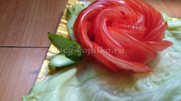 Фигурная нарезка из овощей и фруктов с фото для начинающих: часть 2