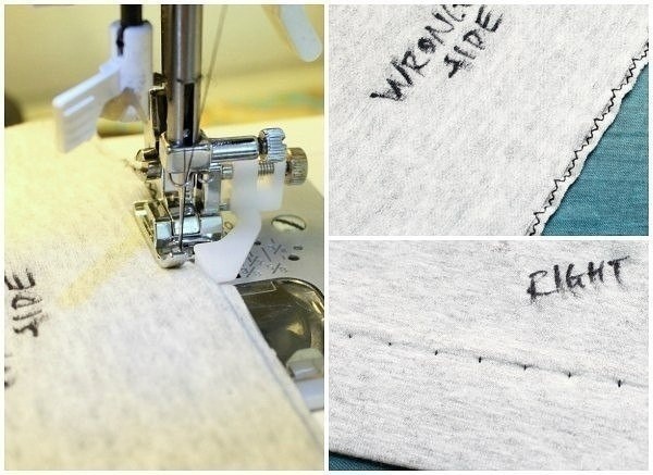 ​Как подшить трикотажное полотно