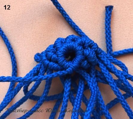 Плетём шарик в технике макраме