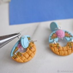 Оригинальные серьги своими руками