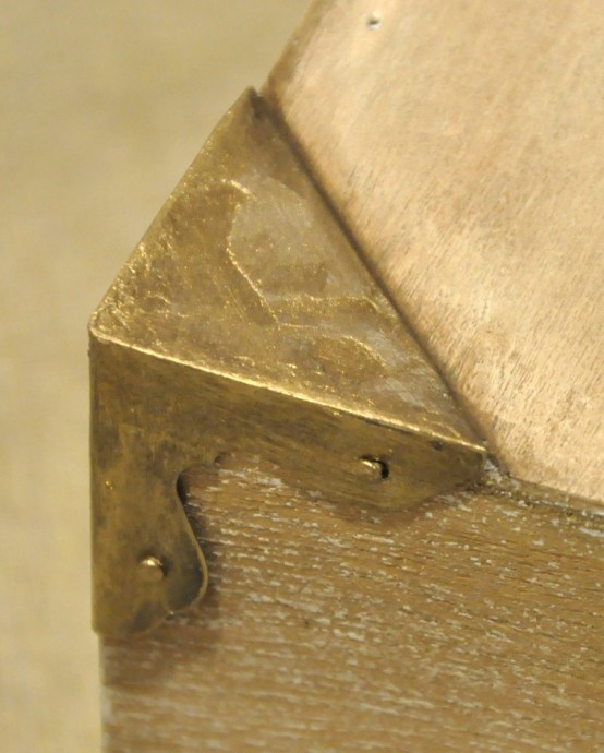 Декор шкатулки с двойной крышкой "Золотой волшебный лес": часть 3