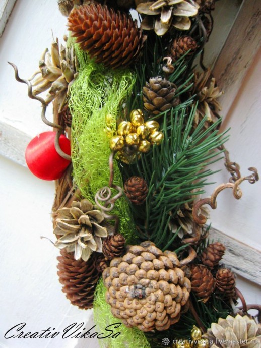 Декорируем новогодний венок: часть 2 Декорируем новогодний венок: часть 2
