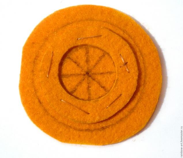 Серьги с вышивкой бисером "Жар-птица": часть 1