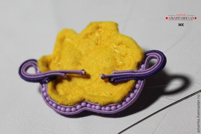 ​Сутажная брошь с ракушками: мастер-класс, часть 2