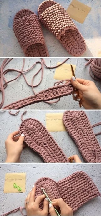 Тапочки крючком