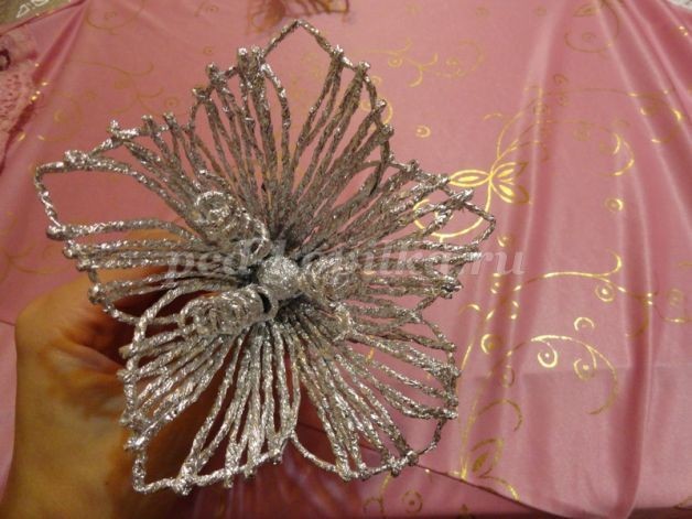 Праздничный подсвечник из фольги: часть 2