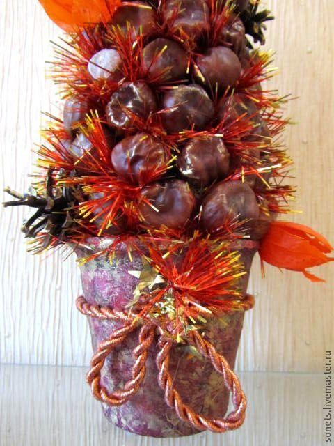 Делаем ёлку из каштанов: часть 1 Делаем ёлку из каштанов: часть 1