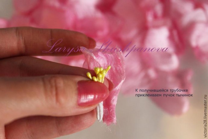 Создание пышного роскошного пиона: часть 3