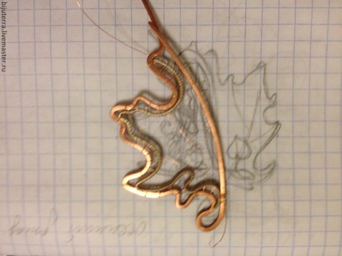 ​Создание броши "Осенняя симфония": часть 2