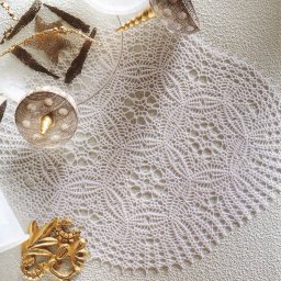 Вязаная салфетка: крючок