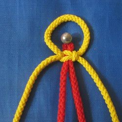 ​10 ажурных цепочек из 4-х нитей в технике макраме: часть 1