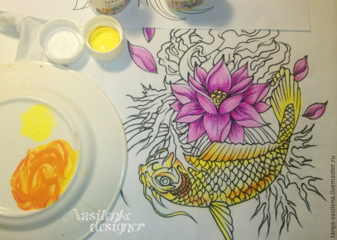 Декорируем футболку "Легкий бриз" стразами Swarovski: часть 2