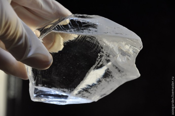 Создаём интерьерную статуэтку из стекла и гипса "Айсберг": часть 1 Создаём интерьерную статуэтку из стекла и гипса "Айсберг": часть 1