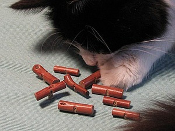 Изготавливаем экопуговицы из вишнёвых веточек